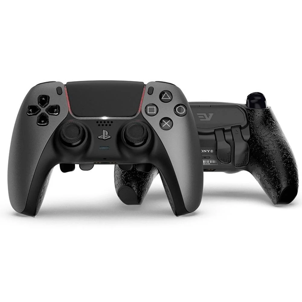 Controle Evzen Avenzor de PS5 sobre fundo branco.