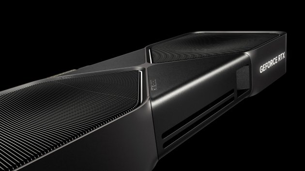Placa de vídeo Nvidia GeForce RTX 5090, em imagem oficial divulgada pela Nvidia.
