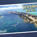 Postcard oficial de Leonida Keys, arquipélago fictício de GTA 6 inspirado nos Florida Keys, arte de divulgação da Rockstar Games
