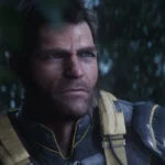 Sabretooth, um dos aliados improváveis de Logan em Marvel's Wolverine, em still oficial do jogo