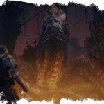 Cena de boss fight em Elden Ring Tarnished Edition